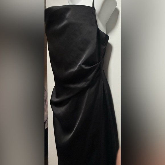 Ina Black Ruched Sheath Dress - Picture 2 of 9